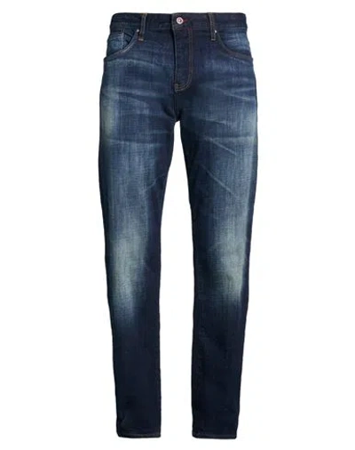 Armani Exchange Man Jeans Blue Size 32w-32l Cotton, Elastane