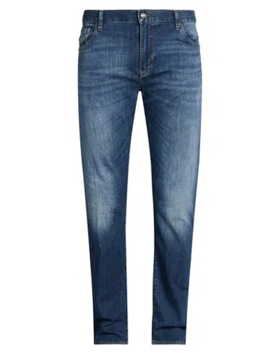 Armani Exchange Man Jeans Blue Size 33 Cotton, Elastane