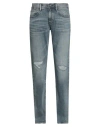 Armani Exchange Man Jeans Blue Size 28 Cotton, Polyester, Elastane In Blue