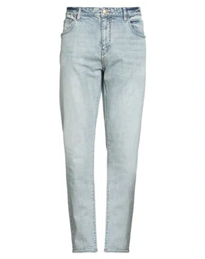 Armani Exchange Man Jeans Blue Size 34 Cotton, Elastane