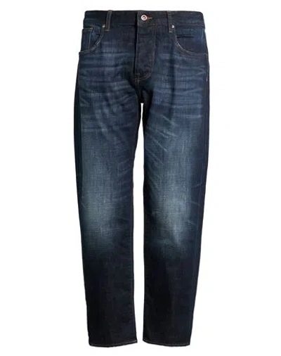 Armani Exchange Man Jeans Blue Size 34 Cotton, Elastane