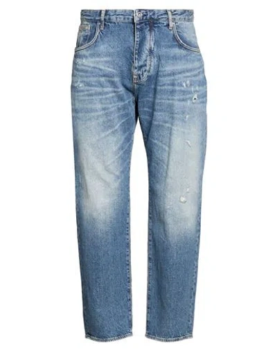Armani Exchange Man Jeans Blue Size 34 Cotton, Elastane