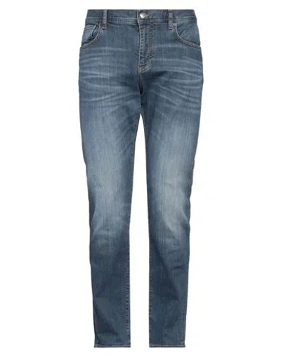 Armani Exchange Man Jeans Blue Size 32 Cotton, Elastane