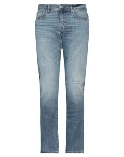 Armani Exchange Man Jeans Blue Size 30 Cotton, Elastane