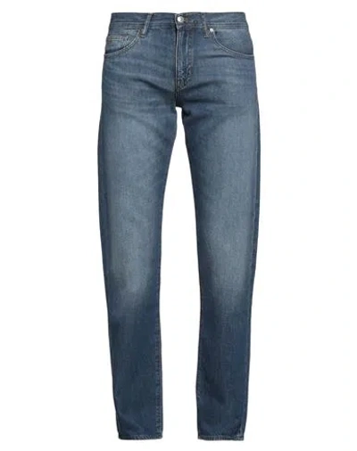 Armani Exchange Man Jeans Blue Size 30 Cotton, Lyocell, Linen