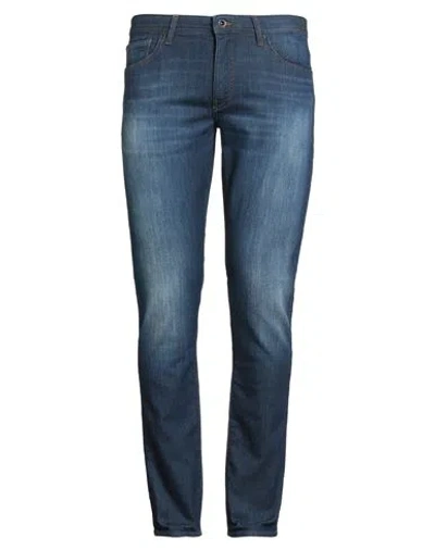 Armani Exchange Man Jeans Blue Size 34 Cotton, Polyester, Elastane