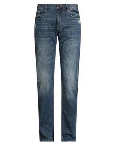 Armani Exchange Man Jeans Blue Size 34 Cotton, Polyester, Elastane