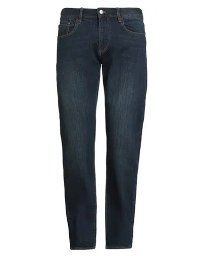 Armani Exchange Man Jeans Blue Size 34w-32l Cotton, Elastane