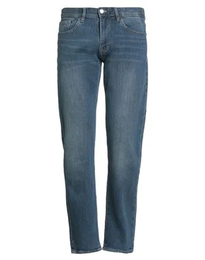 Armani Exchange Man Jeans Blue Size 34w-32l Cotton, Elastane