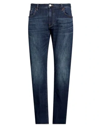 Armani Exchange Man Jeans Blue Size 34w-32l Cotton, Elastane