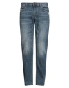 Armani Exchange Man Jeans Blue Size 34w-32l Cotton, Polyester, Elastane In Blue