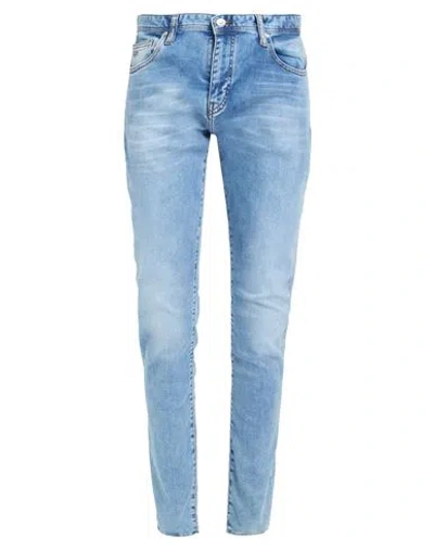 Armani Exchange Man Jeans Blue Size 34w-34l Cotton, Polyester, Elastane