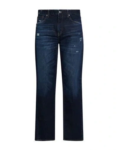 Armani Exchange Man Jeans Blue Size 36 Cotton, Elastane