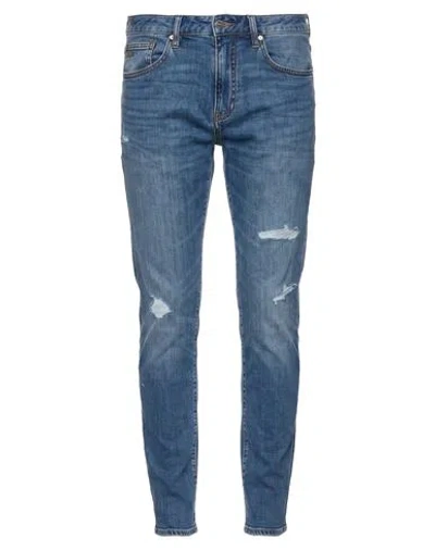 Armani Exchange Man Jeans Blue Size 36 Cotton, Elastane