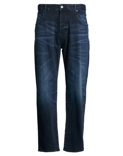Armani Exchange Man Jeans Blue Size 38 Cotton, Elastane