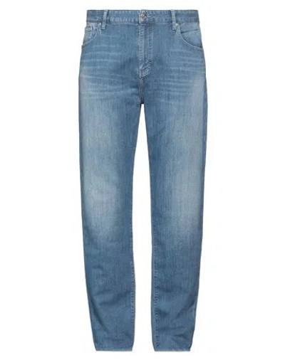 Armani Exchange Man Jeans Blue Size 38 Cotton, Polyester, Elastane