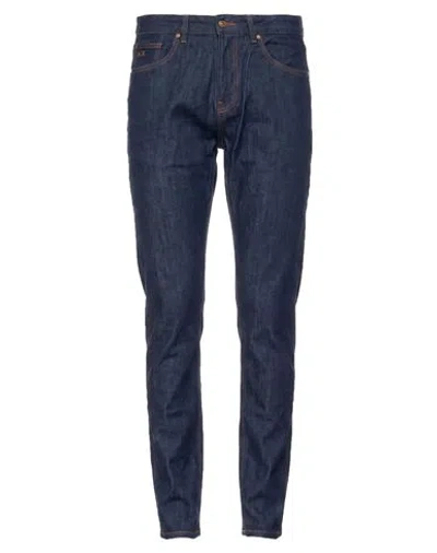 Armani Exchange Man Jeans Blue Size 38w-32l Cotton