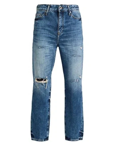 Armani Exchange Man Jeans Blue Size 40w-36l Cotton