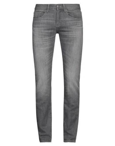 Armani Exchange Man Jeans Grey Size 33 Cotton, Polyester, Elastane