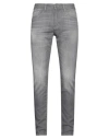 Armani Exchange Man Jeans Grey Size 33 Cotton, Polyester, Elastane In Grey