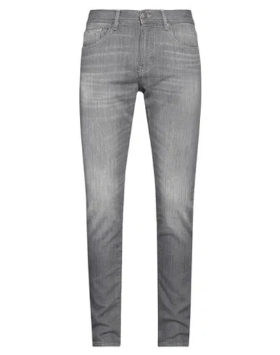Armani Exchange Man Jeans Grey Size 33 Cotton, Polyester, Elastane