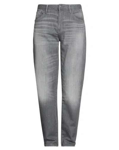 Armani Exchange Man Jeans Grey Size 34 Cotton, Polyester, Elastane In Black