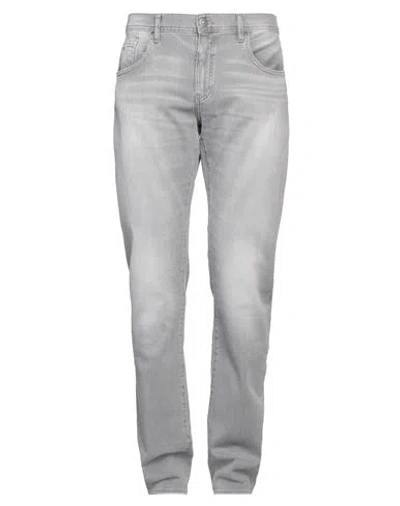 Armani Exchange Man Jeans Grey Size 34 Cotton, Polyester, Elastane