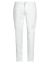Armani Exchange Man Jeans White Size 36 Cotton, Elastane