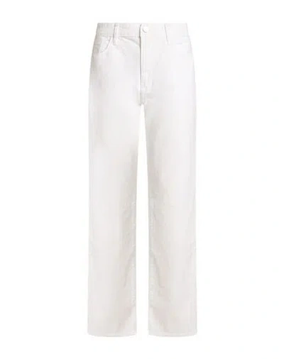 Armani Exchange Man Jeans White Size 38w-32l Cotton, Elastane
