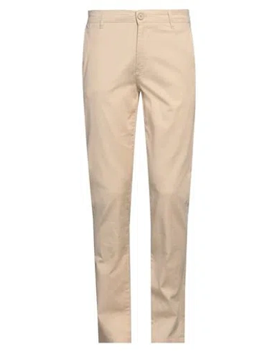 Armani Exchange Man Pants Beige Size 30 Cotton, Elastane