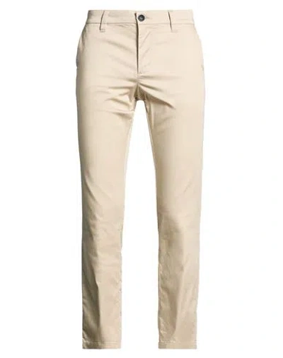 Armani Exchange Man Pants Beige Size 33 Cotton, Polyester, Elastane In Multi