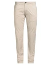 Armani Exchange Man Pants Cream Size 34 Cotton, Polyester, Elastane In Neutral