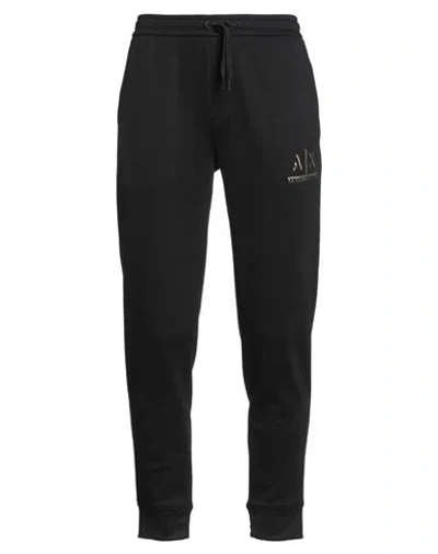 Armani Exchange Man Pants Black Size L Polyester, Viscose, Elastane