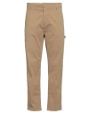 Armani Exchange Man Pants Camel Size 33 Cotton, Elastane In Beige