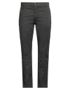 Armani Exchange Man Pants Charcoal Size 28 Cotton, Elastane In Grey