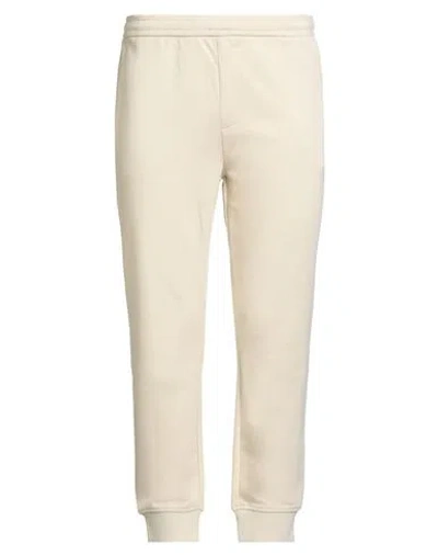 Armani Exchange Man Pants Cream Size S Cotton In Neutral