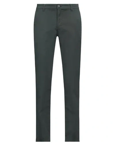 Armani Exchange Man Pants Dark Green Size 31 Cotton, Elastane