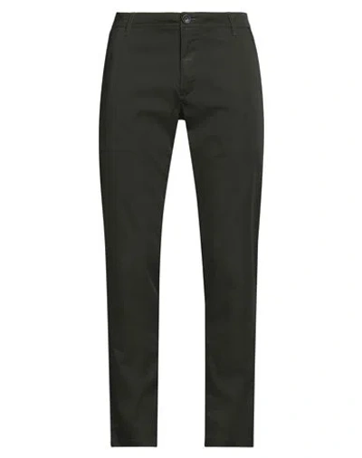 Armani Exchange Man Pants Dark Green Size 32 Cotton, Polyester, Elastane