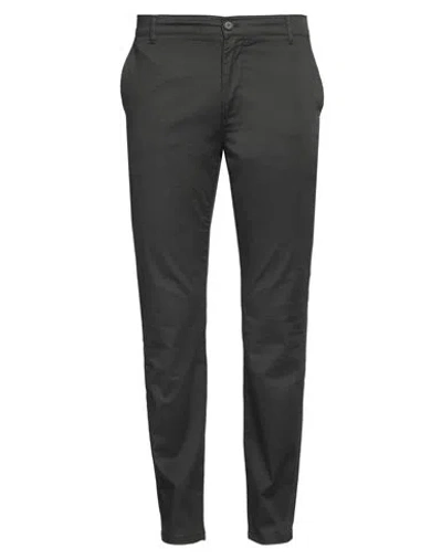 Armani Exchange Man Pants Dark Green Size 34 Cotton, Elastane