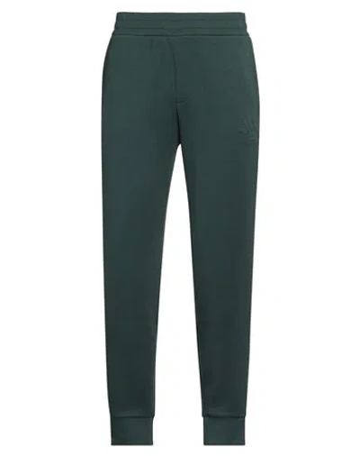 Armani Exchange Man Pants Dark Green Size L Modal, Polyester, Elastane