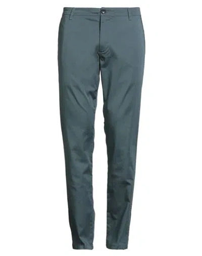 Armani Exchange Man Pants Deep Teal Size 34 Cotton, Polyester, Elastane In Blue