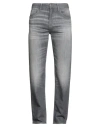 Armani Exchange Man Pants Grey Size 33w-32l Cotton, Polyester, Elastane