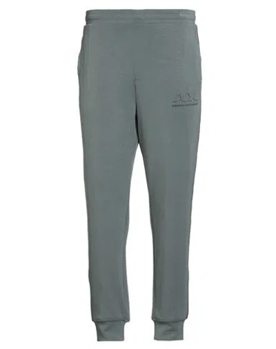 Armani Exchange Man Pants Grey Size L Modal, Polyester, Elastane In Blue