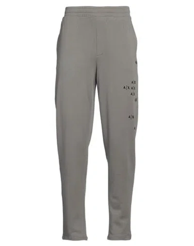 Armani Exchange Man Pants Grey Size M Organic Cotton