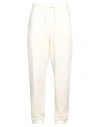 Armani Exchange Man Pants Ivory Size L Cotton In Beige