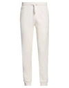 Armani Exchange Man Pants Ivory Size L Cotton In White