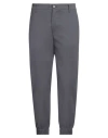 Armani Exchange Man Pants Lead Size 32 Cotton, Elastane In Grey