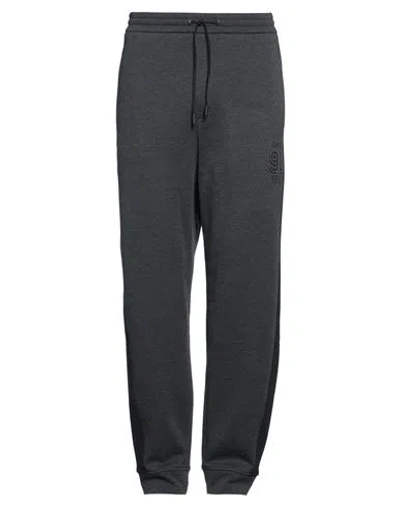 Armani Exchange Man Pants Lead Size M Cotton, Polyester In Grey
