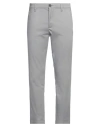 Armani Exchange Man Pants Light Grey Size 40 Cotton, Polyester, Elastane