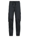 Armani Exchange Man Pants Midnight Blue Size 28 Cotton, Polyamide, Elastane In Black